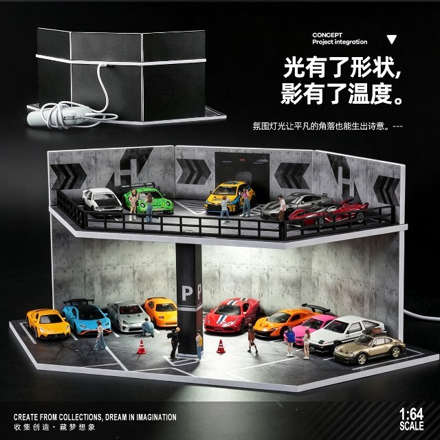 ☆予約品☆ 収蔵家 1/64 都市情景ジオラマ パーキングデッキ