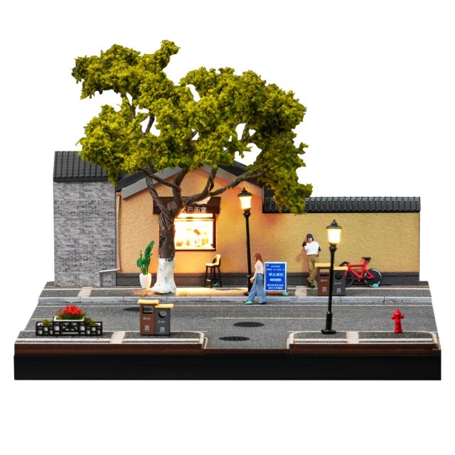 ☆予約品☆ 収蔵家 1/64 海外情景ジオラマ 南京・牯嶺路にある
