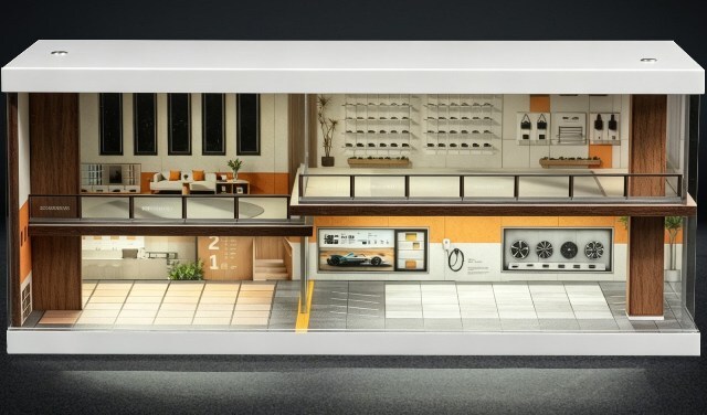 ☆予約品☆ 収蔵家 1/64 ディスプレイミニチュアシーン ASAKA GARAGE