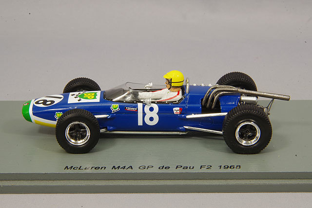 Spark SF121 1/43 MCLAREN M4A NO.18 GP DE PAU F2 1968 JO