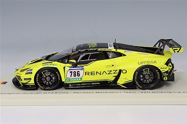 1/43 spark スーパーgt ランボルギーニ　ウラカン　evo 2 スパーク 1/43 ランボルギーニ ウラカン GT3 EVO2 Renazzo 2025 ニュル