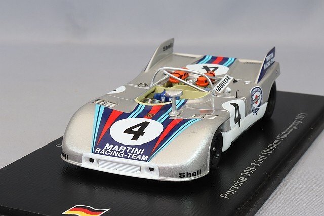 スパーク 1/43 ポルシェ 908/03 1971 ニュル 1000km 3位 #4 G.v.  