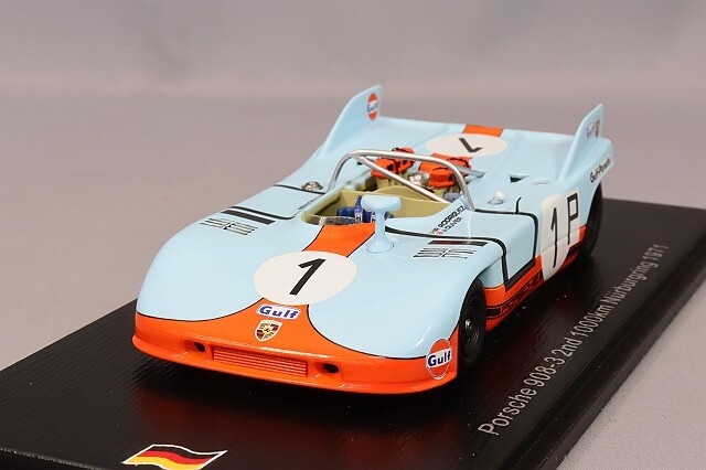 スパーク 1/43 ポルシェ 908/03 1971 ニュル 1000km 2位 #1 P  