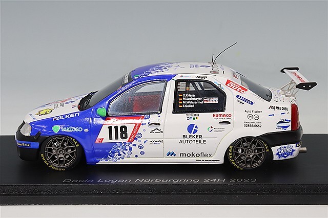 スパーク 1/43 ダチア ロガン 2023 ニュル24H #118 O.Kriese / M