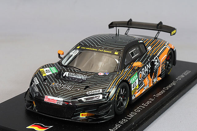 スパーク 1/43 アウディ R8 LMS GT3 Evo II #40 トレゾア オレンジ1
