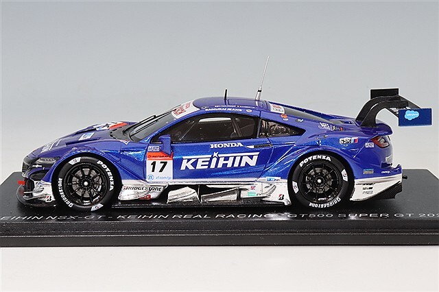 新品未使用☆ 内装もリアルな究極のレースカー スパーク 1/43 ケイヒン NSX-GT ケイヒンリアルレーシング 2020