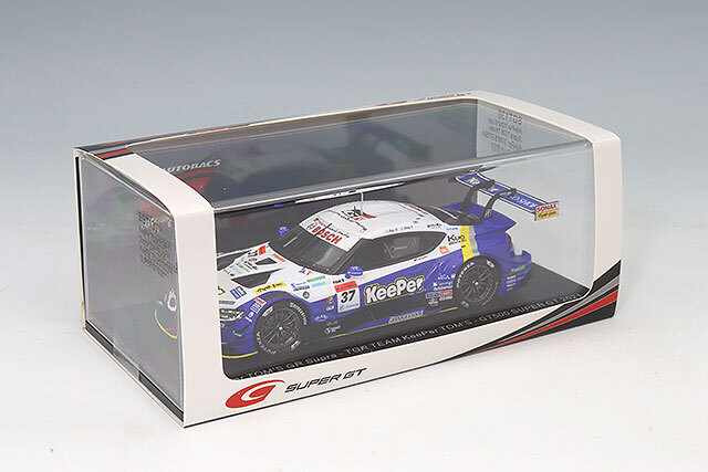 KeepPer TOM'S GR Supra 1/43 限定版　値下げしました！ スパーク 1/43 KeePer TOM'S GR Supra No.37 TGR TEAM 2022