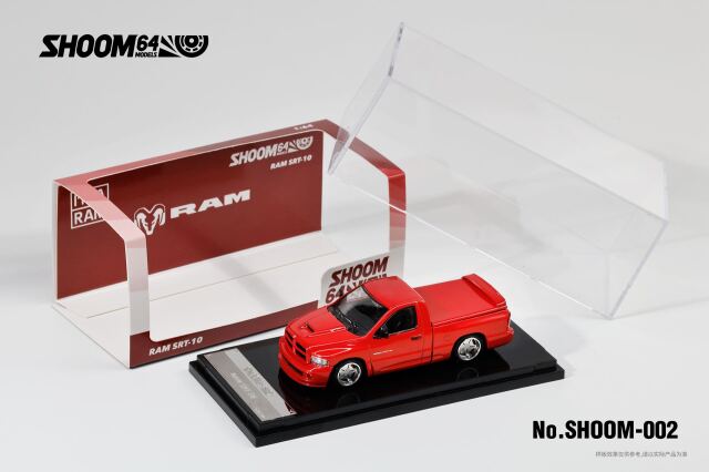 ☆予約品☆ SHOOM64 MODEL 1/64 ダッジ ラム SRT-10 レッド