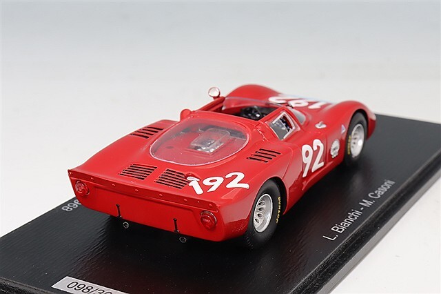 スパーク 1/43 アルファロメオ T33-2 1968 タルガフローリオ 3位 #192