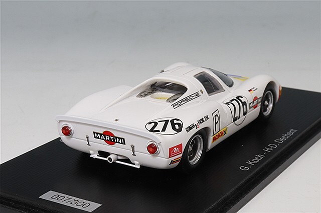 スパーク 1/43 ポルシェ 907 1969 タルガフローリオ 6位 #276 G.Koch