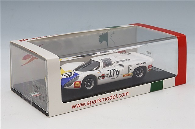 スパーク 1/43 ポルシェ 907 1969 タルガフローリオ 6位 #276 G.Koch
