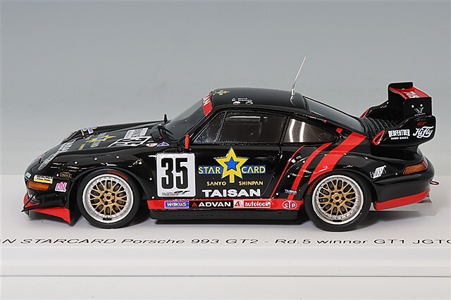 スパーク 1/43 タイサン スターカード ポルシェ 993 GT2 1995 JGTC GT1