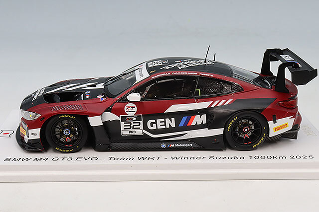 スパーク 1/43 BMW M4 GT3 EVO Team WRT 2025 鈴鹿 1000km ウィナー