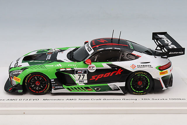スパーク 1/43 メルセデス AMG GT3 EVO クラフトバンブーレーシング