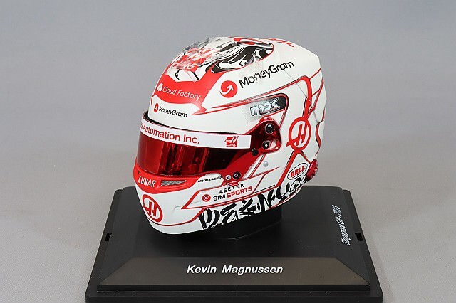 オーストラリアン MENSA 新品5点セット スパーク 1/5 ヘルメット マネーグラム ハース 2023 F1 シンガポールGP