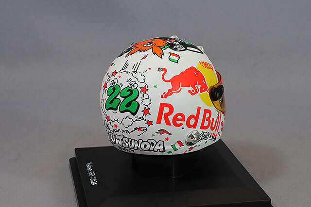 スパーク社製 角田裕毅 2023イタリアGP 1/5 ヘルメット スパーク 1/5 ヘルメット 角田裕毅 イタリア GP 2023 5HF123