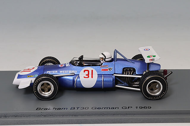 スパーク 1/43 ブラバム BT30 F2 1969 ドイツGP #31P.ウェストバリー