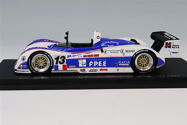 スパーク 1/43 クラージュ C41 Vaillante 1997 ルマン24H 4位 #13 D