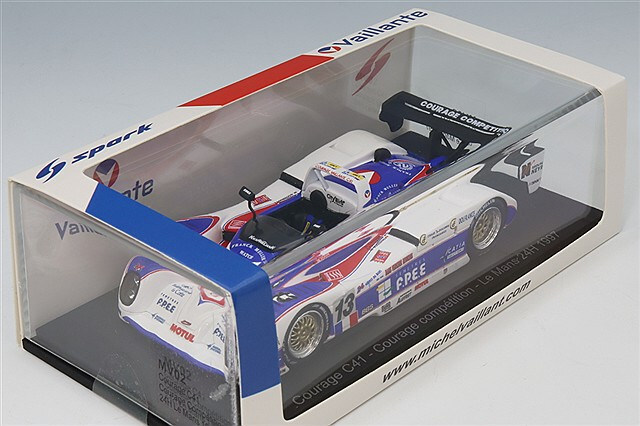 スパーク 1/43 クラージュ C41 Vaillante 1997 ルマン24H 4位 #13 D
