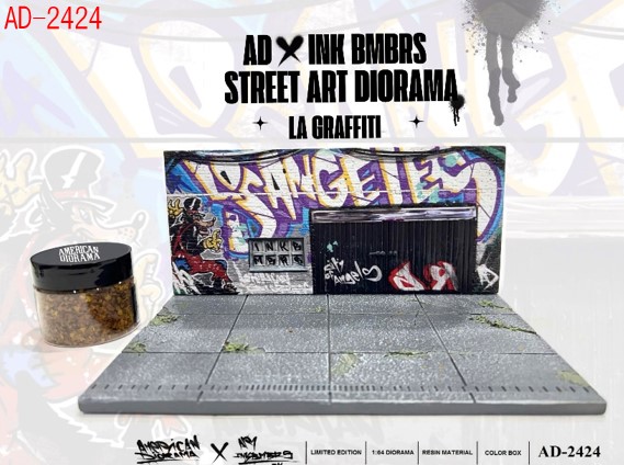 アメリカンジオラマ 1/64 ジオラマ ストリートアート LA グラフィティ