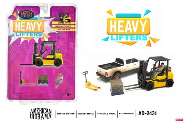 アメリカンジオラマ 1/64 フィギュア ヘビーリフターズ