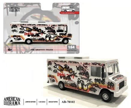 アメリカンジオラマ 1/64 フードトラック グラフィティスタイル