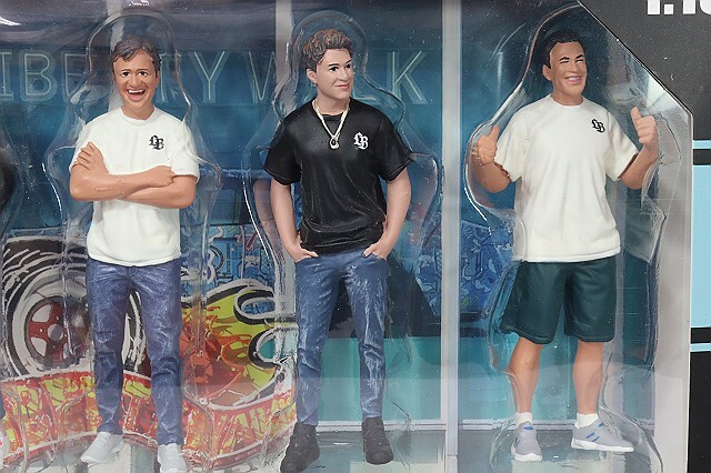 アメリカンジオラマ 1/18 フィギュア チームリバティーウォーク 5個セット