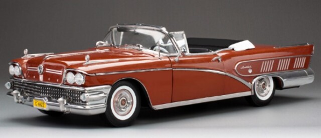 1958年　ビュイックリミテッドリビエラ ☆予約品☆ サンスター 1/18 ビュイック リミテッド リビエラ オープン
