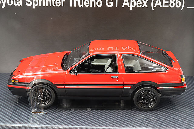 サンスター 1/24 トヨタ スプリンター トレノ GT Apex (AE86) レッド