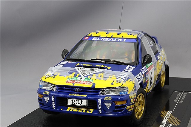 インテッサg3 08-53　(希少) サンスター 1/18 スバル インプレッサ 555 1997 ラリー オブ