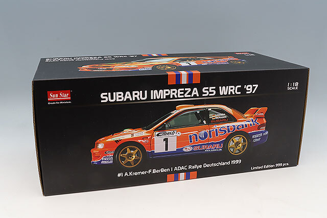サンスター 1/18 スバル インプレッサ S5 WRC 1997 1999 ラリー