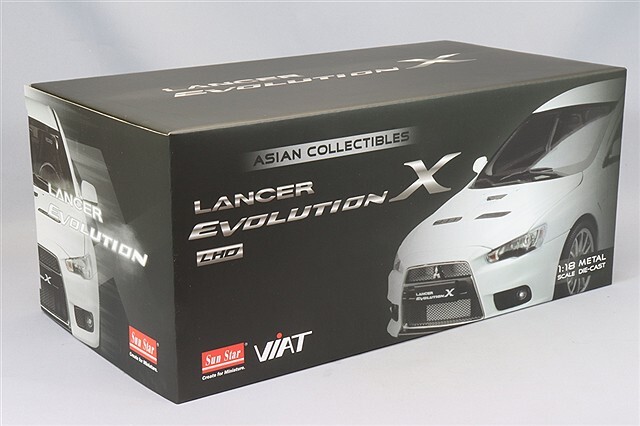サンスター 1/18 三菱 ランサー エボリューション X ホワイトメタリック