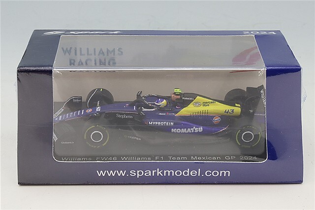 スパーク 1/64 ウィリアムズ F1チーム FW46 2024 F1 メキシコGP #43 F