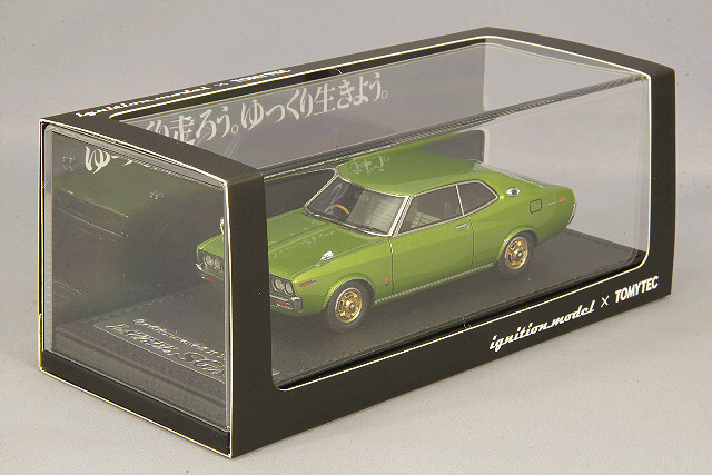 イグニッションモデルxトミーテック 1/43 日産 ローレル HT 2000SGX 緑 