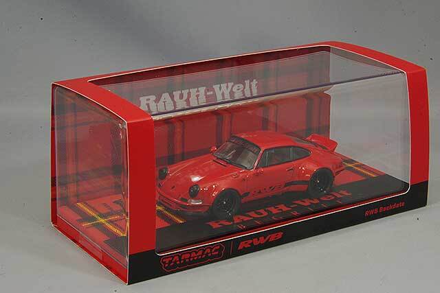 Tarmac 1/43 RWB バックデート レッド