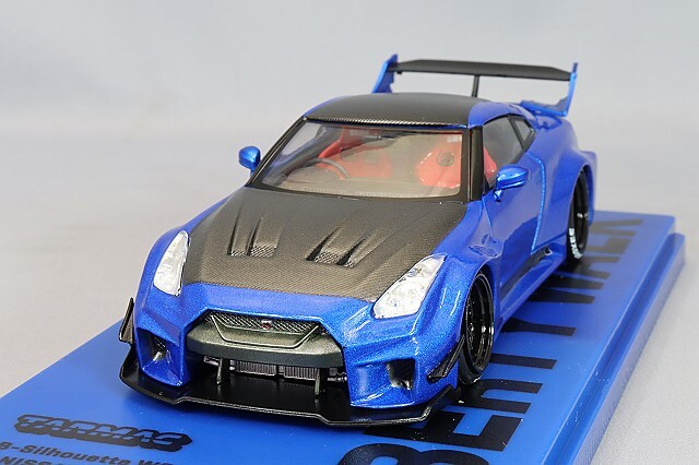 Tarmac 1/43 LB-シルエットワークス GT 日産 35GT-RR キャンディブルー