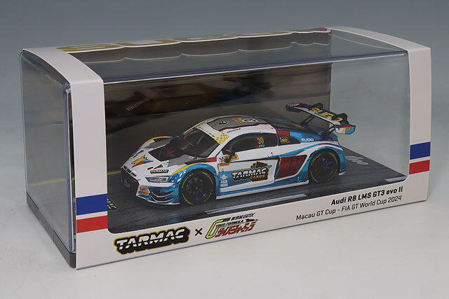 Tarmac 1/43 アウディ R8 LMS GT3 evo II マカオGTカップ 2024 FIA GT