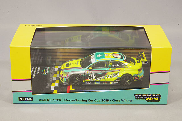 Tarmac 1/64 アウディ RS3 TCR 2019 マカオ ツーリング カー カップ
