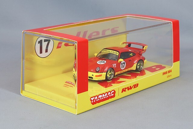 ターマックワークス 1/64rwb(ポルシェ) 964 ロスマンズコンテナ