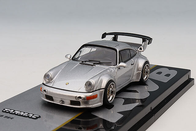 新品 TGM モデル 1/18 ポルシェ 964 RWB シルバー ミニカー 新品 TGM