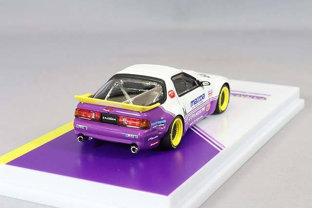 く日はお得♪ Tarmac ホワイト/パープル FC3S RX-7 マツダ パンデム 1/64 ミニカー