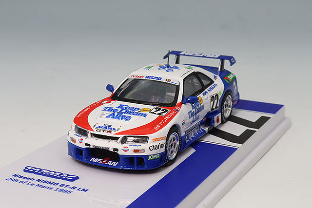 Tarmac 1/64 日産 ニスモ GT-R LM 1995 ルマン24H 10位 #22 福山