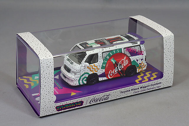 TARMAC 1/64 ハイエース ワゴン カスタム 深リム 改造 Tarmac 1/64 トヨタ ハイエース ワゴン カスタム コカコーラ