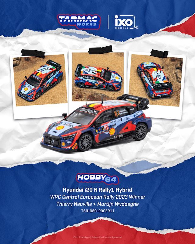 ☆予約品☆ Tarmac 1/64 ヒョンデ i20 N ラリー1 ハイブリッド WRC