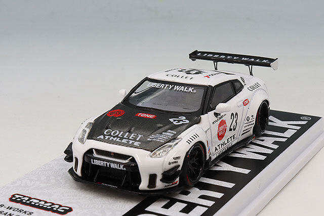 Tarmac 1/64 LB-WORKS 日産 GT-R R35 タイプ2 ホワイト