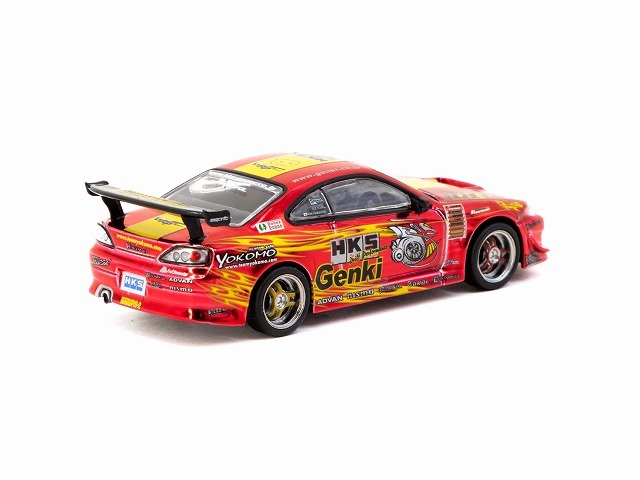 Tarmac 1/64 HKS ハイパー シルビア RS-2 クロームレッド スペシャル 