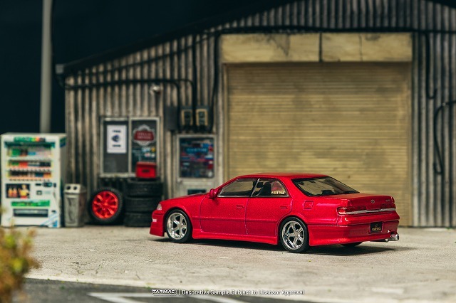 Tarmac 1/64 VERTEX トヨタ マークII JZX100 レッドメタリック