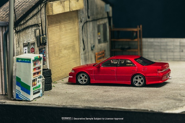 Tarmac 1/64 VERTEX トヨタ マークII JZX100 レッドメタリック