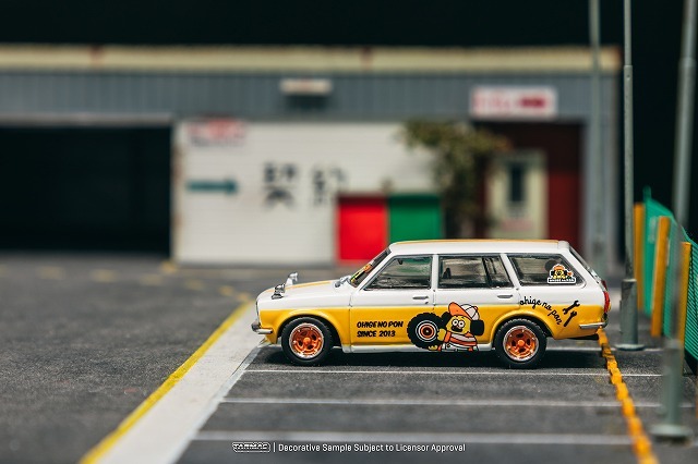 Tarmac 1/64 ダットサン ブルーバード 510 ワゴン おひげのポン