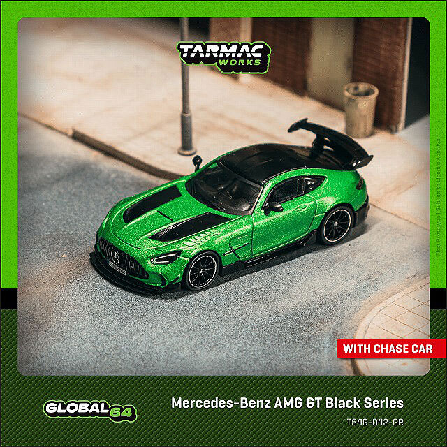Tarmac 1/64 メルセデスベンツ AMG GT ブラック シリーズ グリーン